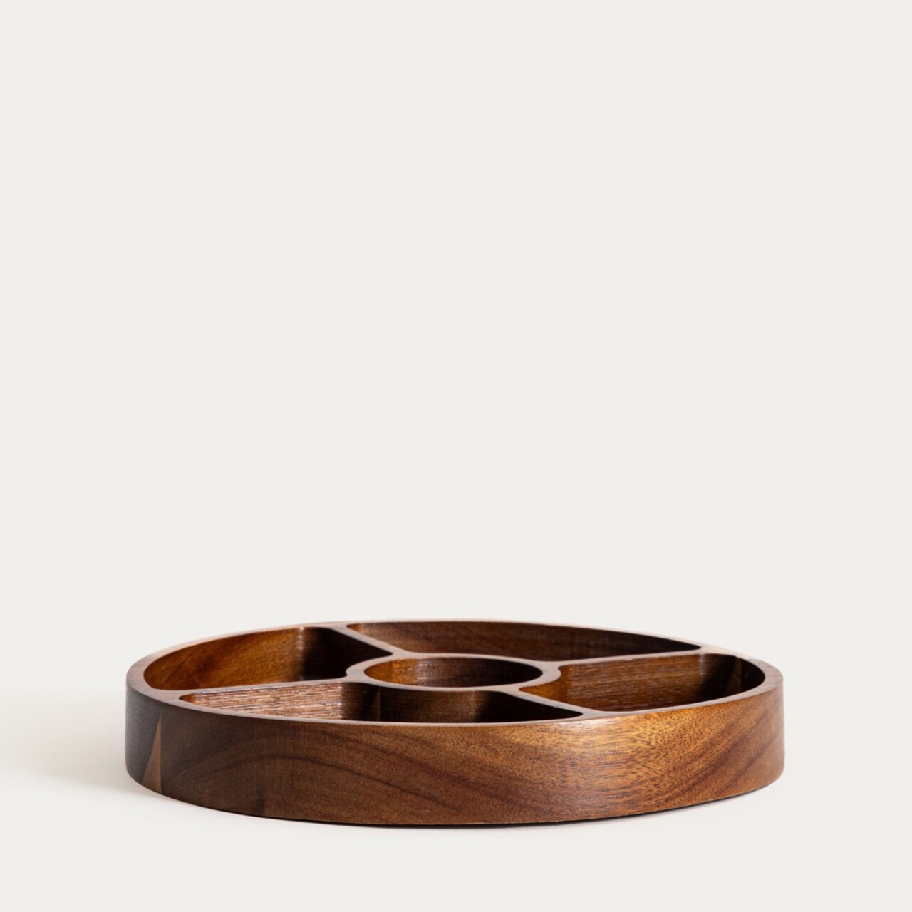 Platou Mooka, Homla, 29 cm, lemn, maro - imagine 4